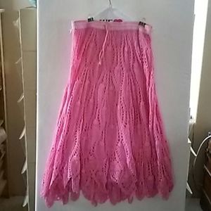 Crochet skirt